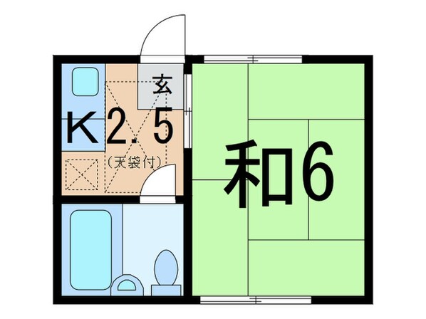 Kハイツの物件間取画像